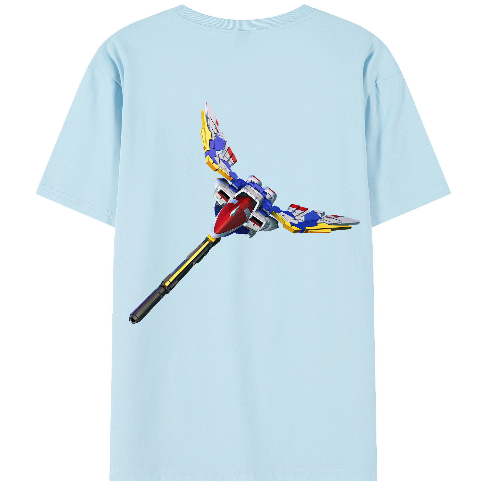 （画像用） 機動戦士ガンダム Mobile Suit Gundam 綿100％半袖Tシャツ（背面プリント）